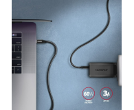 AXAGON BUCM3-CM20AB Kabel USB-C - USB-C 3.2 Gen 1, 2m, PD 60W, 3A, ALU, oplot, czarny - 1485422 - zdjęcie 5